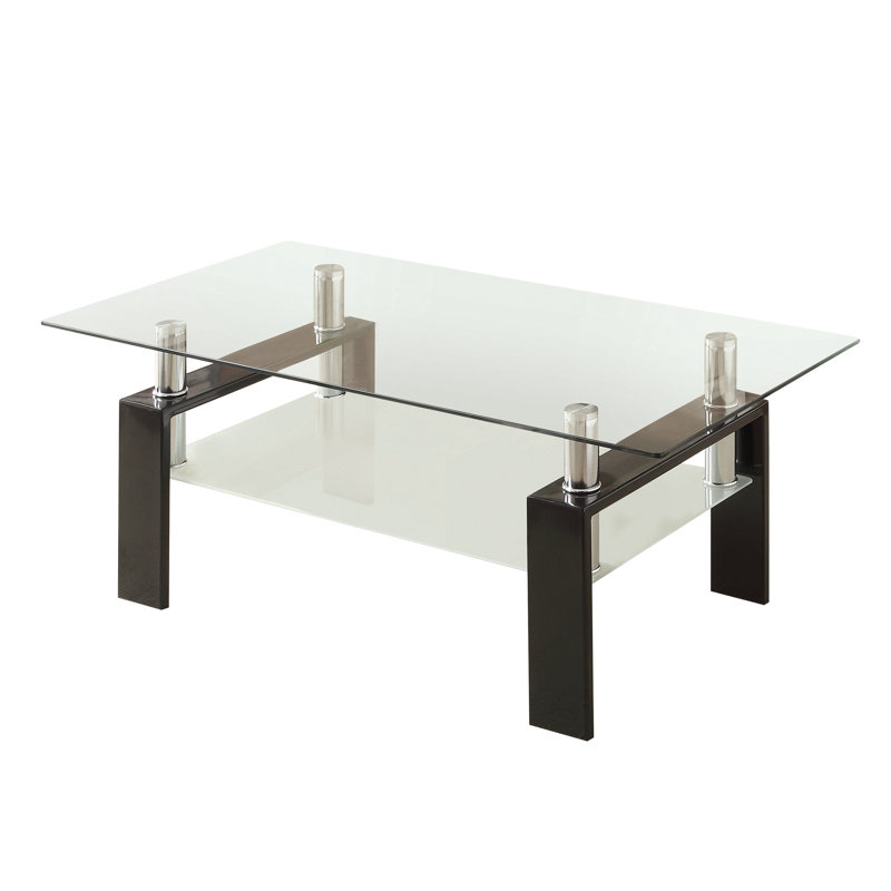 Oecusse Glass Top Single Coffee Table
