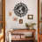 Compass and World Map Metal Wall Decor-294085689