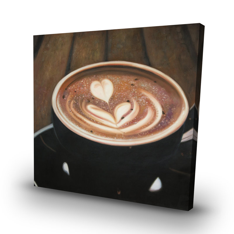 Artistic cappuccino - 32"x32" art on canvas