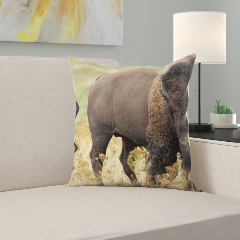 Coussin bison