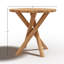 Outdoor Round Teak Side Table