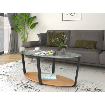 Bryhana Floor Shelf Coffee Table