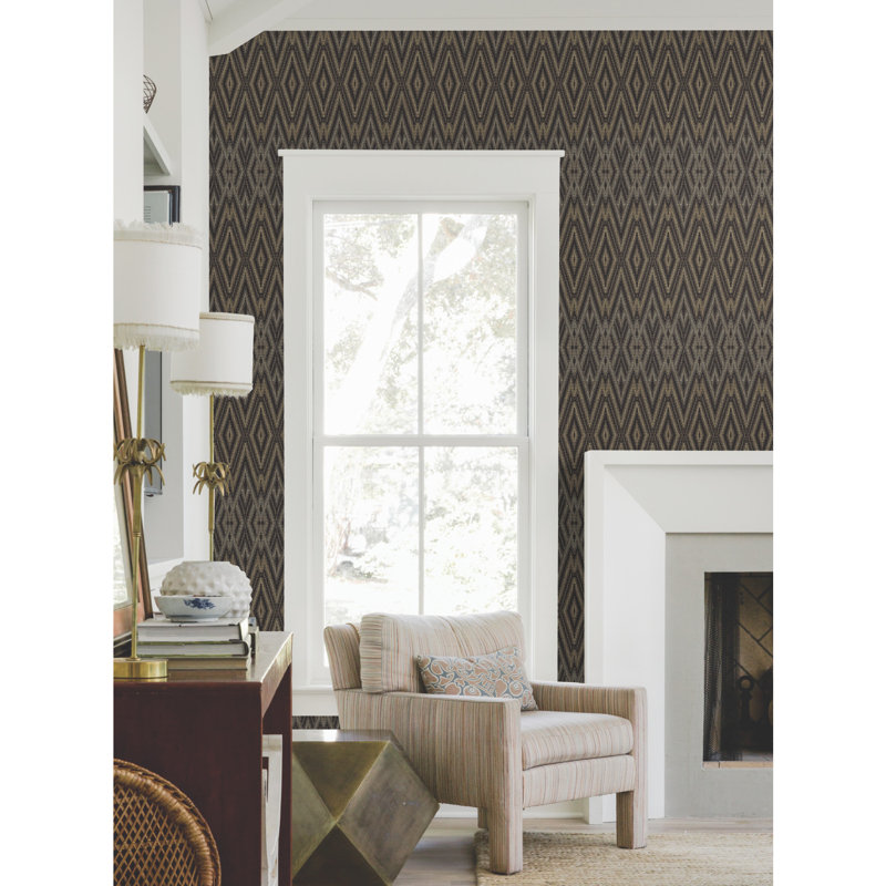 Papier peint Diamond Marquise, Noir
