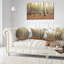 Magnifique photographie de forêt de bouleaux - coussin décoratif imprimé forêt-89808242-29895421