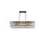 Luminaire suspendu rectangulaire à 16 lumières pour îlot de cuisine Rowes-75458223