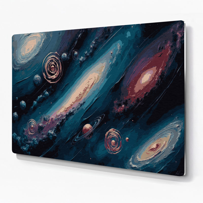 Art mural en métal Botanical Cosmos, H 240 po x l 288 po x P 0,05 po