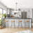 3-Light LED Kitchen Island Pendant Lighting With Remote Control-389000486
