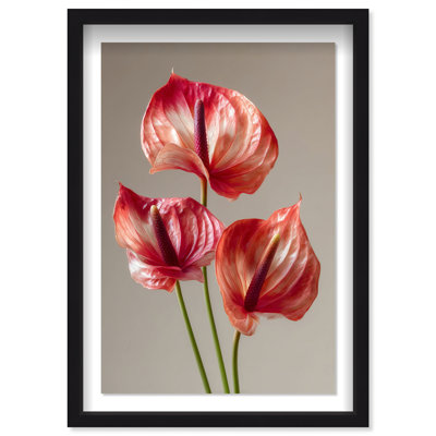 Crimson Silk Veins II Print by Oliver Gal