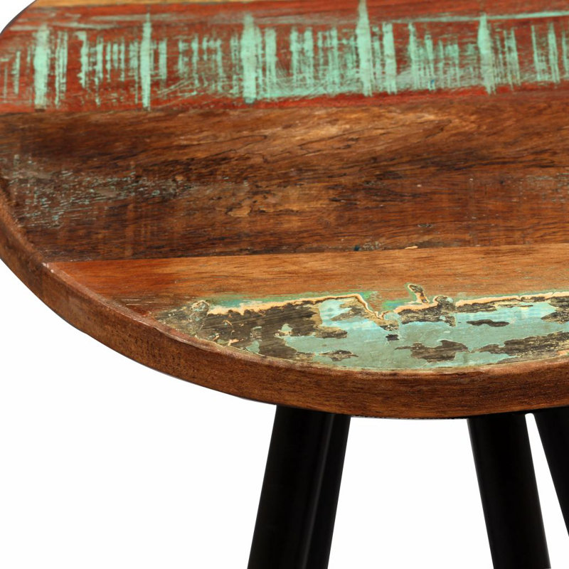 Tabouret de bar industriel en bois récupéré, 7