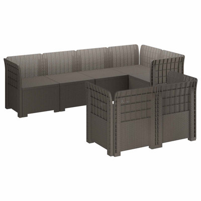 234 cm W Patio Sofa