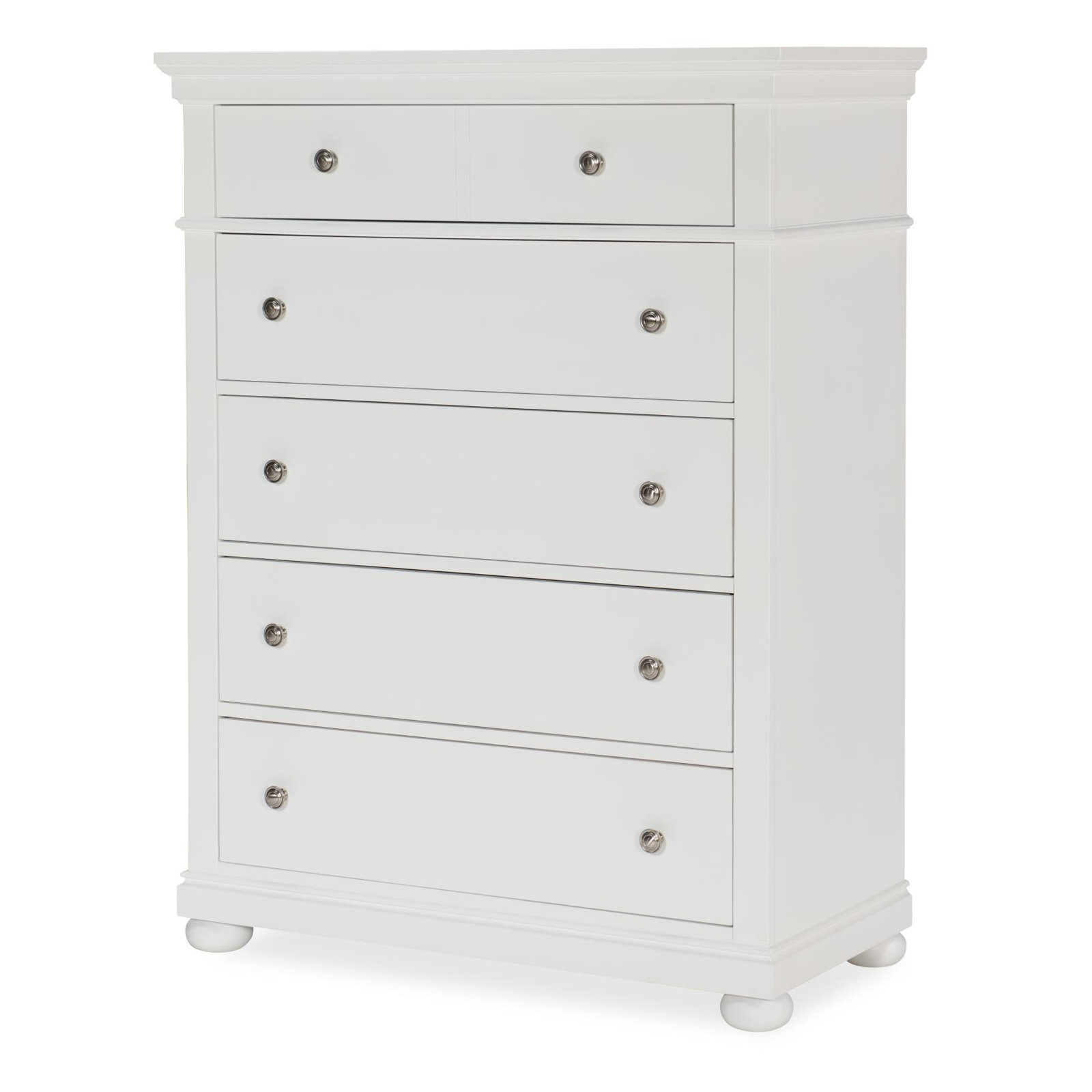 Jayden 5-Drawer Chest, White