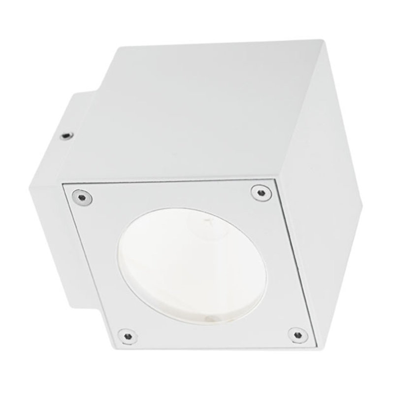 Carlucci Integrated LED Outdoor Flush Mount, White