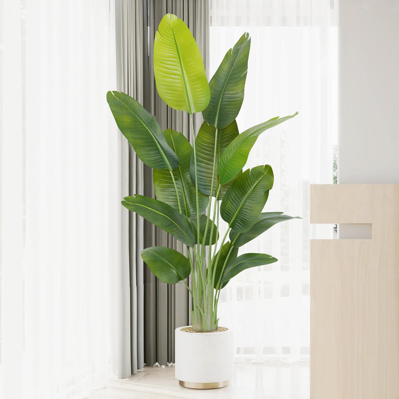 Rontez Faux Plant, 180cm H x 20.5cm W x 18.5cm D
