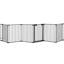Barrière en métal 150 panneaux à 8 panneaux pour animaux 150-986968012