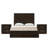 Graciana 4-Piece Modern Fluted Solid Wood Bedroom Set with Oak Texture-688049747-683391716