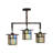 Hyde Park T Mission 3 - Light Vintage Copper Kitchen Island Pendant
