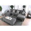Repose-pieds pouf en chenille 1pc