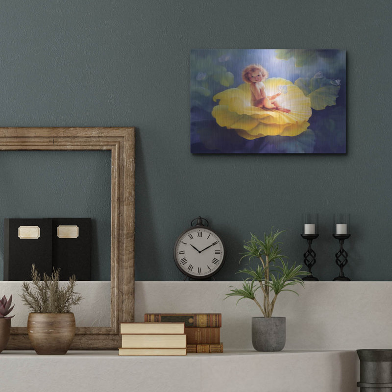 «Baby First Light» par Kirk Reinert, art mural en métal, H 12 po x l 16 po