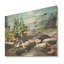 Libellule bleue flottante II - Animal libellule sur bois-1489666713