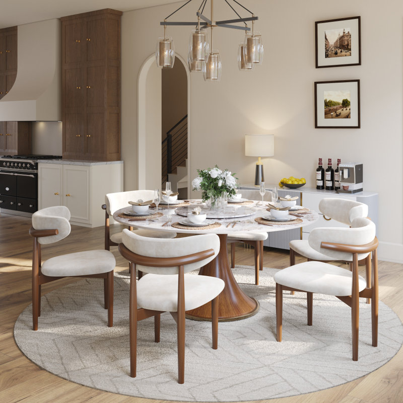 Table de salle à manger  Farmhouse, L 53,10 po x L 53,10 po