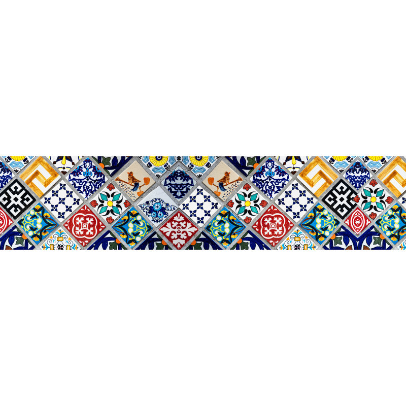 Gentjana Damask Area Rug, Rectangle 52 x 280cm