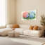 Hydrangea, aquarelle florale, reproduction d'art sur toile tendue sur toile, ensemble de 1-387702877