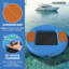 Quai flottant gonflable de 8 pi avec filet de natation en filet