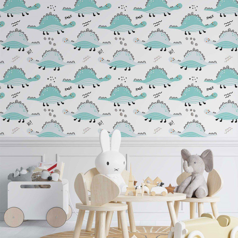 Little Dinosaurs Peel & Stick Wallpaper N014162