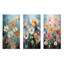 Ensemble de salon bleu et orange Expression Of Zinnias - Zinnias-1427485139