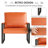 Eritrea Faux Leather Armchair-1637469110