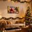 Ensemble de 3 impressions sur toile, arbre de Noël avec ornements-1842681930