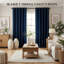 Jeffro Pair of Eyelet Blackout Curtain Panels-474390649-474390627