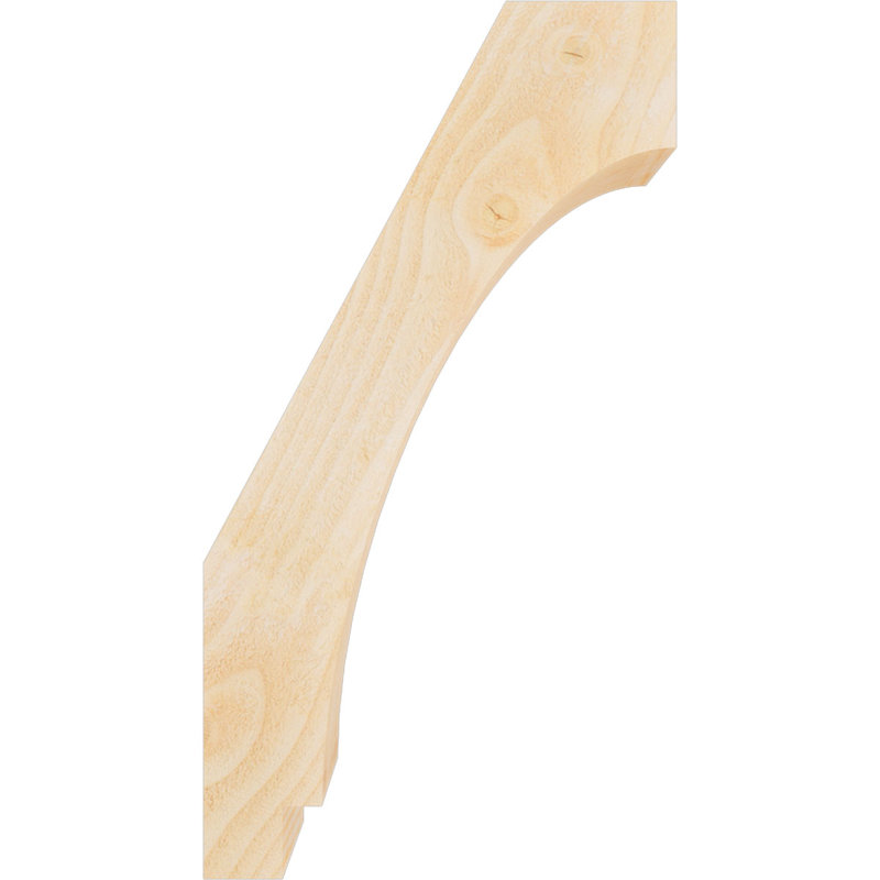 Attelle impériale du genou, Sapin de Douglas, H 26 po x l 4 po x P 14 po, Brute