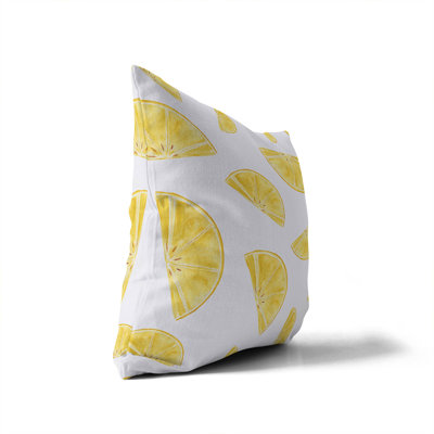 Summer Lemon Outdoor Pillow
