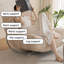 Chaise berçante simple en métal-1695710171