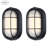 Gilletta Integrated LED Outdoor Light with Ellipse Frosted  Glass Shade, Dimmable-746101403