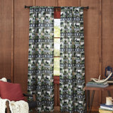 Polyester Semi Sheer Curtain Pair