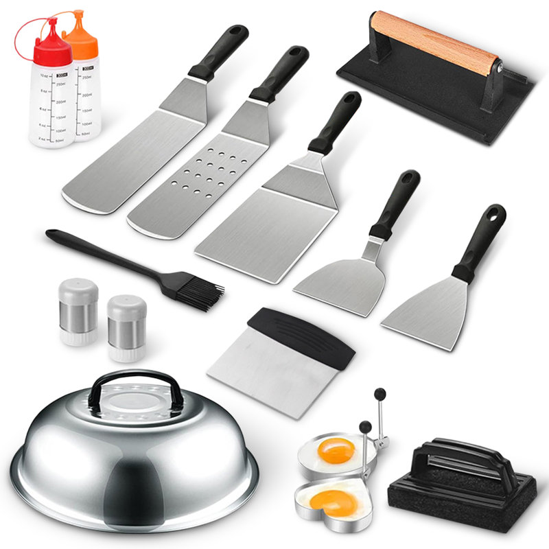 Stainless Steel Dishwasher Safe Grilling Tool Set