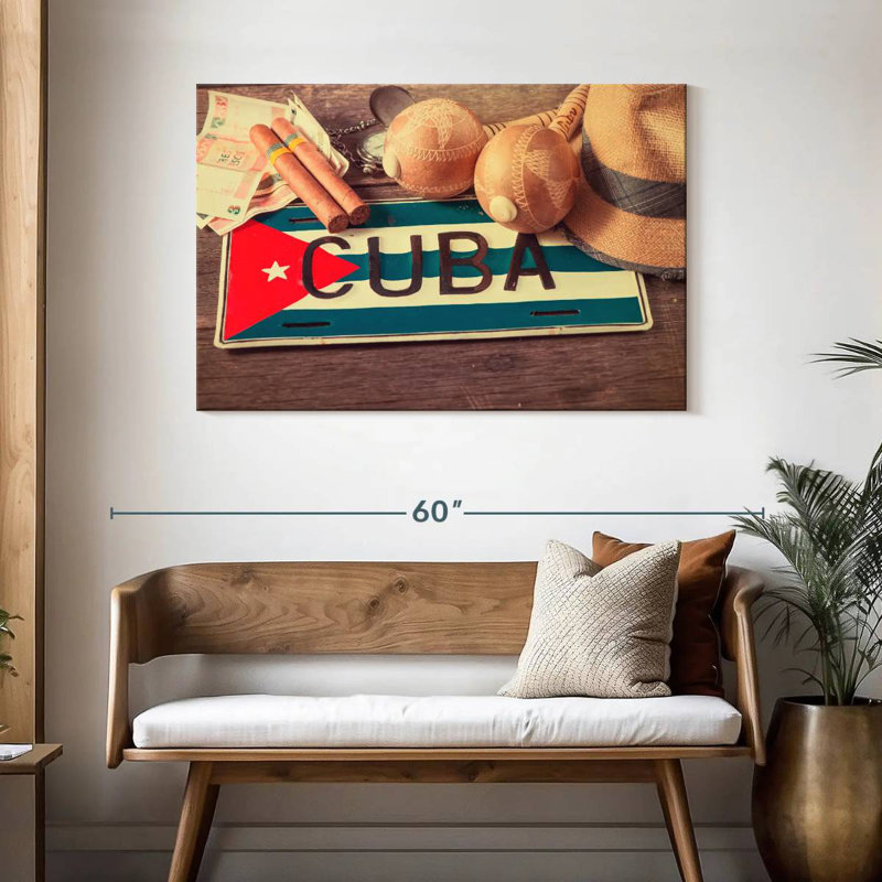 All About Cuba, 30" H x 45" W