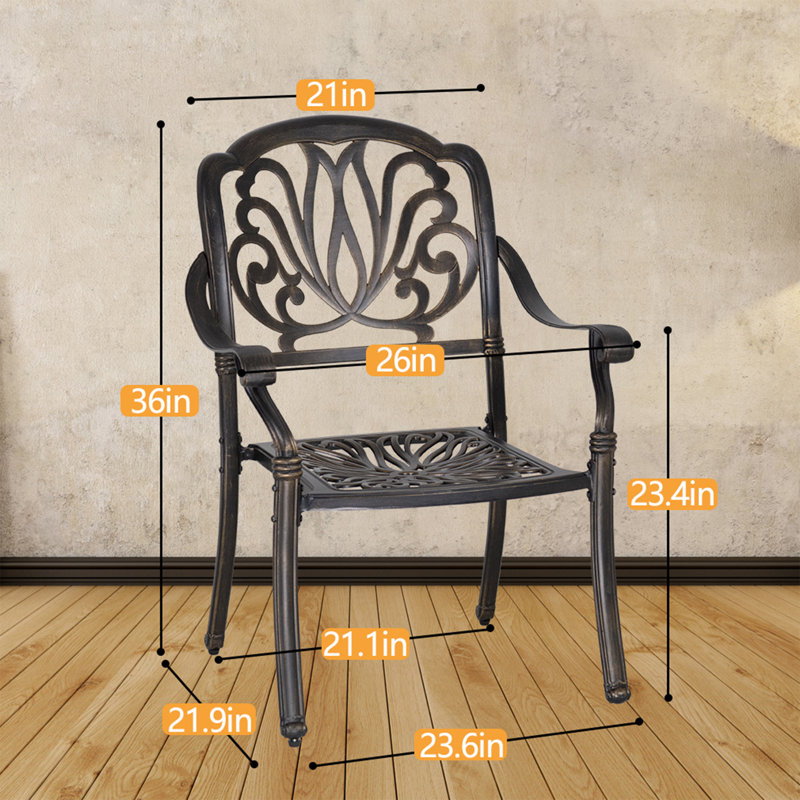 Chaise de patio Gillam