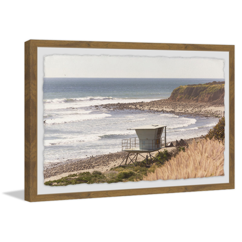 Summer In Malibu by Ann Barnes - Single Picture Frame Print, 61cm H x 91cm W x 4cm D