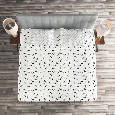 Half Moon Modern & Contemporary Coverlet