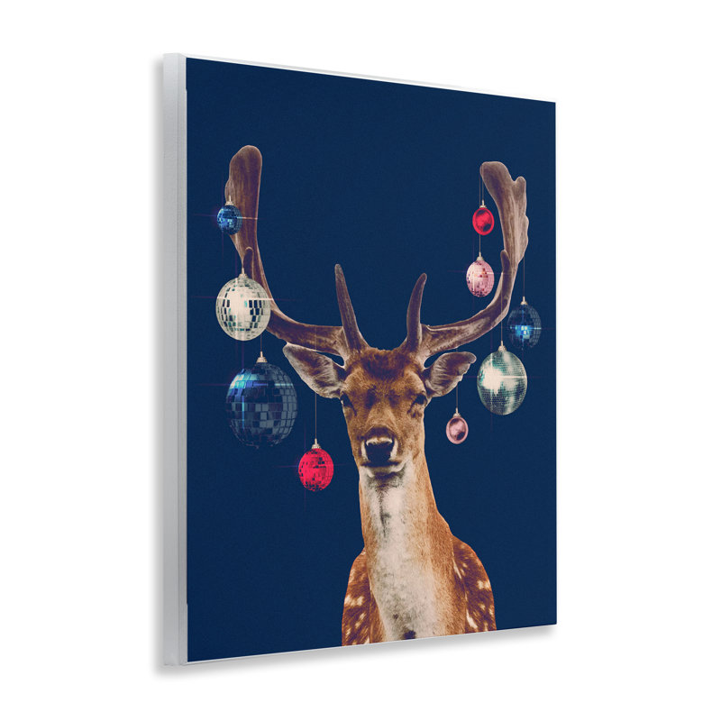 Art mural, "Deer with Dazzling Ornaments" par Victoria Barnes