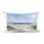Coussin d'extérieur Sunset On The Beach, imprimé par LSR Creative Studio