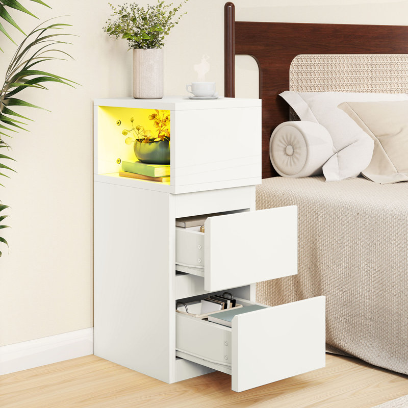 25cm W Bedside Table