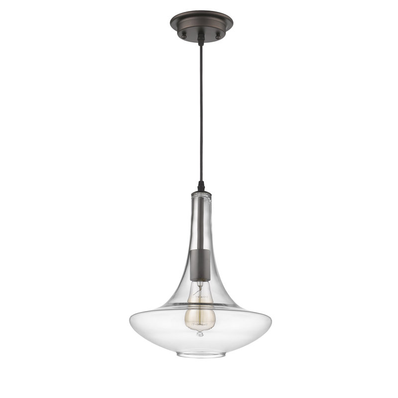 Luminaire suspendu simple à 1 lumière Dominguez