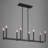 Marbleton 8-Light Dimmable Steel Linear Chandelier-87344394