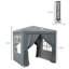 2 X 2m Pop Up Gazebo With 4 Removable Sidewalls, Waterproof Oxford Canopy Party Marquee, Powder Coated Steel Frame With Large Windows, Ropes & Stakes, Free Carrying Case, Grey