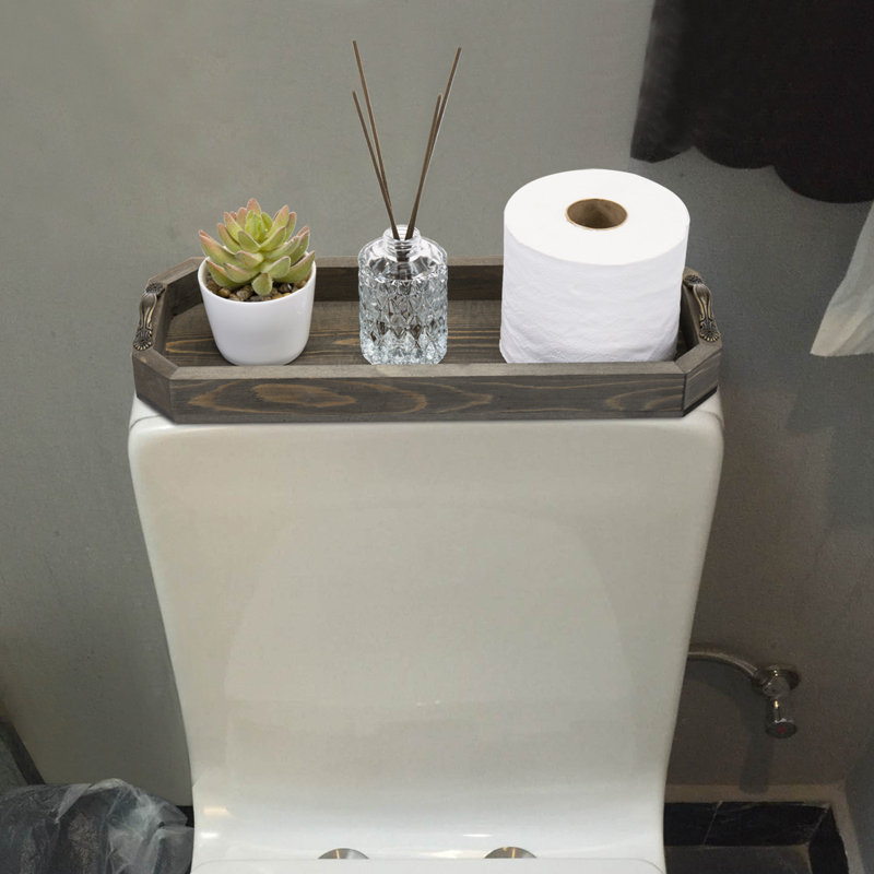 Bathroom Accessory Tray, Grey