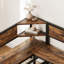 Corner Dining Table Set with L-Shaped Bench and Straight Bench, Space-Saving Breakfast Nook Set with Storage Shelves-141016877